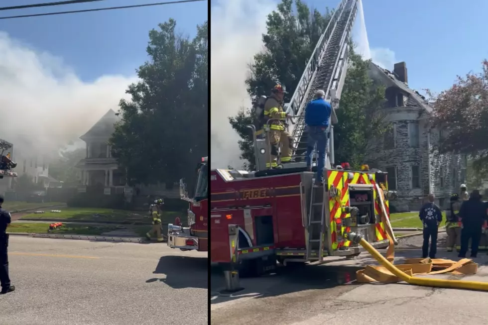 Roof Collapse Had Firefighters Retreating Out Of Burning Galesburg House